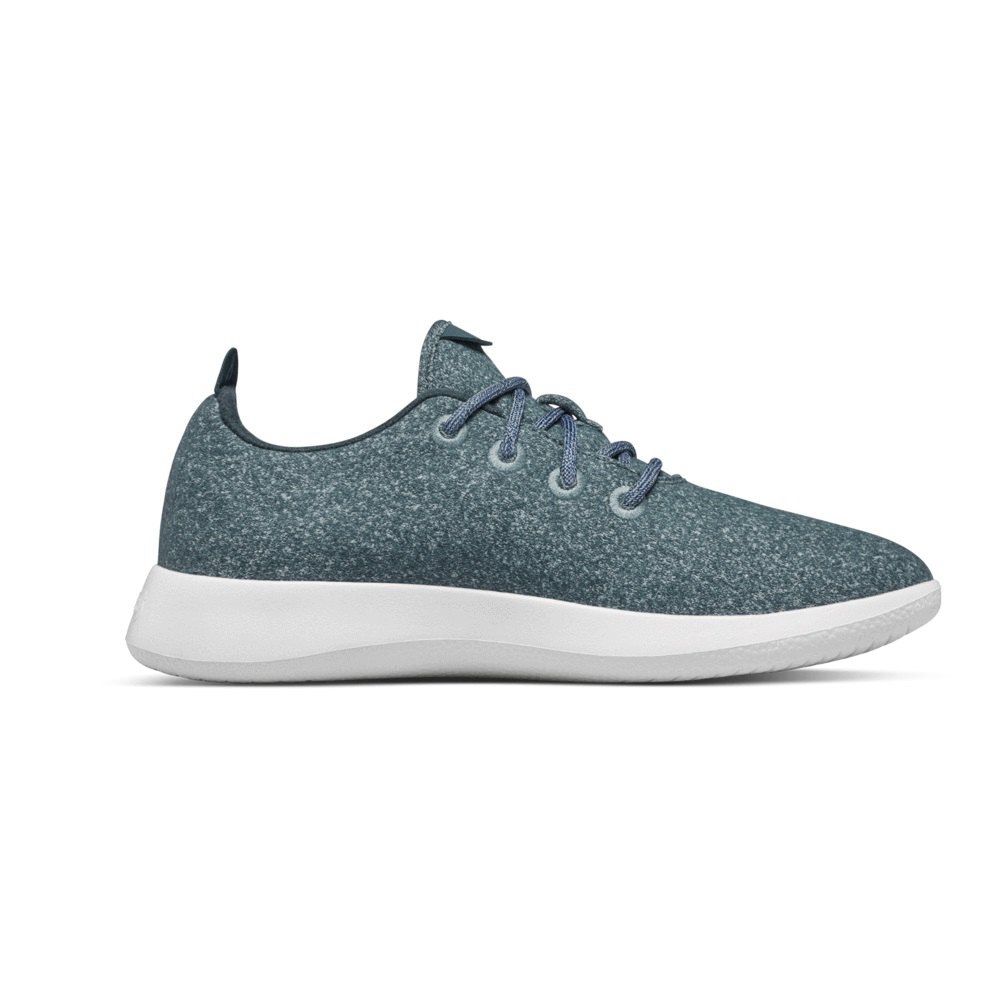 Allbirds Women\'s Sneakers Blue - Wool Runners - 94361ZQVC